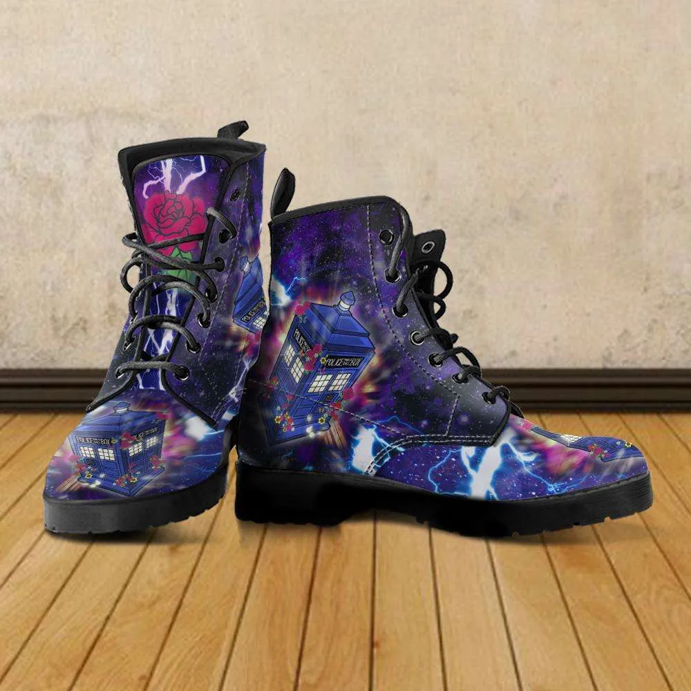 Doctor Who 13th Doctor Faux Leather 7 Eye Lace-up Boots
