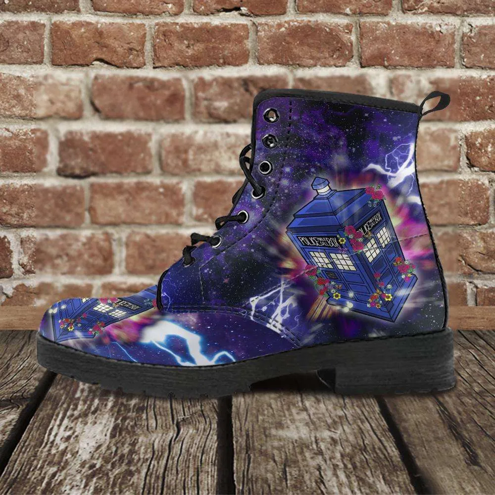 Doctor Who 13th Doctor Faux Leather 7 Eye Lace-up Boots