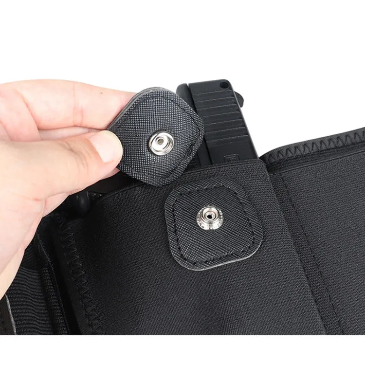 Elastic Outdoor Hidden Waist Belt, Size:40 inch Left Hand