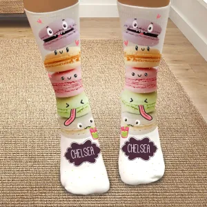 Exclusive Sale - Personalized Macaron Tube Socks