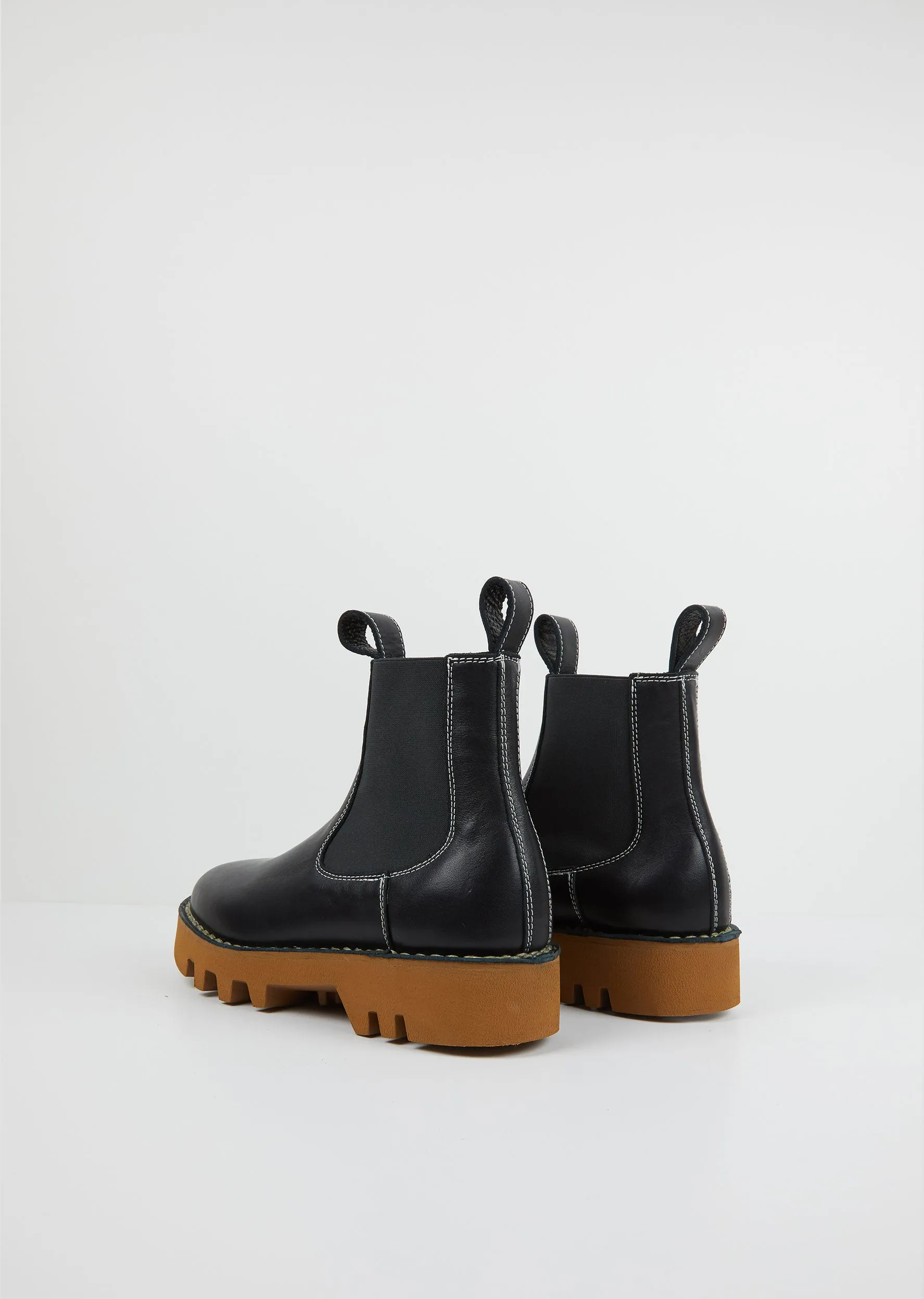 Foal Nappa Leather Ankle Boots