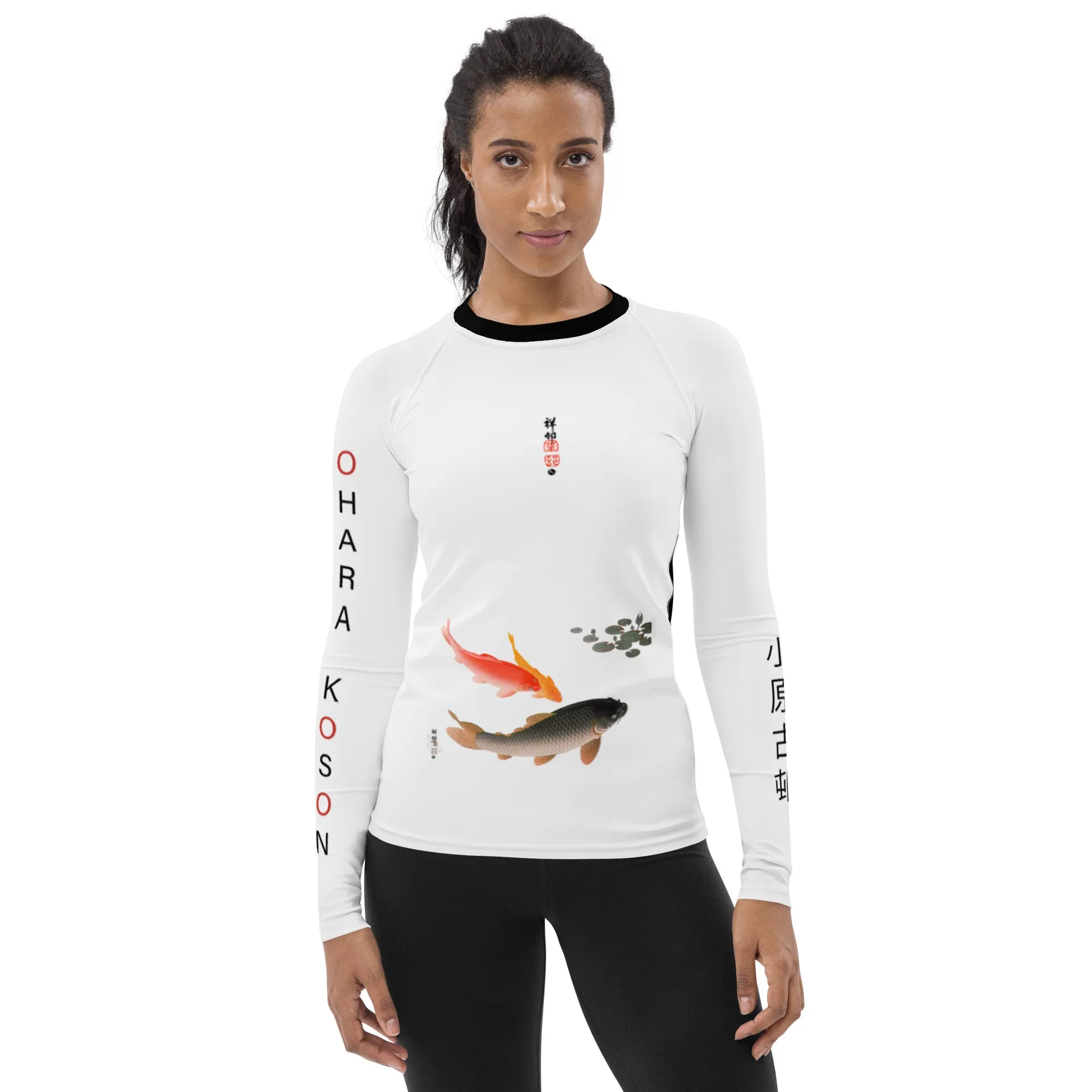 Golden Carp 2-toned Women's Rash Guard