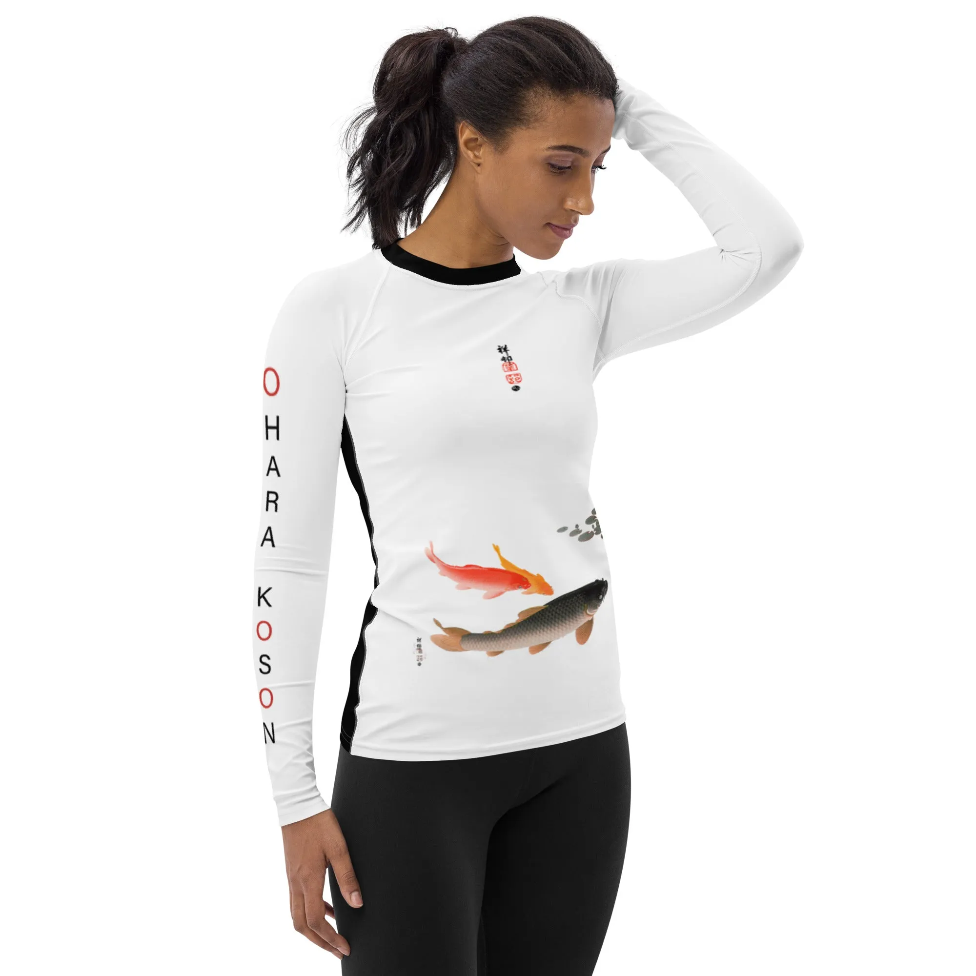 Golden Carp 2-toned Women's Rash Guard