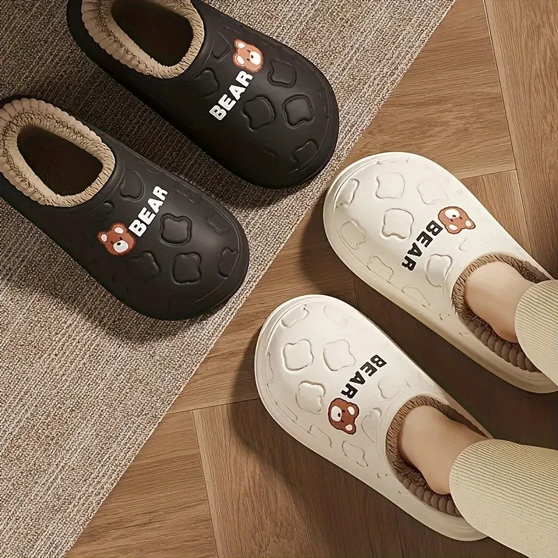 Hiroko | Winter Fluffy Slippers - Waterproof, Plush Lined, Indoor & Outdoor