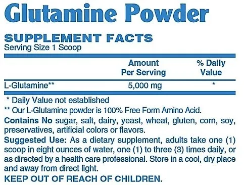 L-Glutamine Powder, 17.6 oz