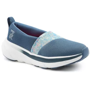 Leap7x Blue Sports Non Lacing Walking Shoes For Women CANBERRA1E By Liberty