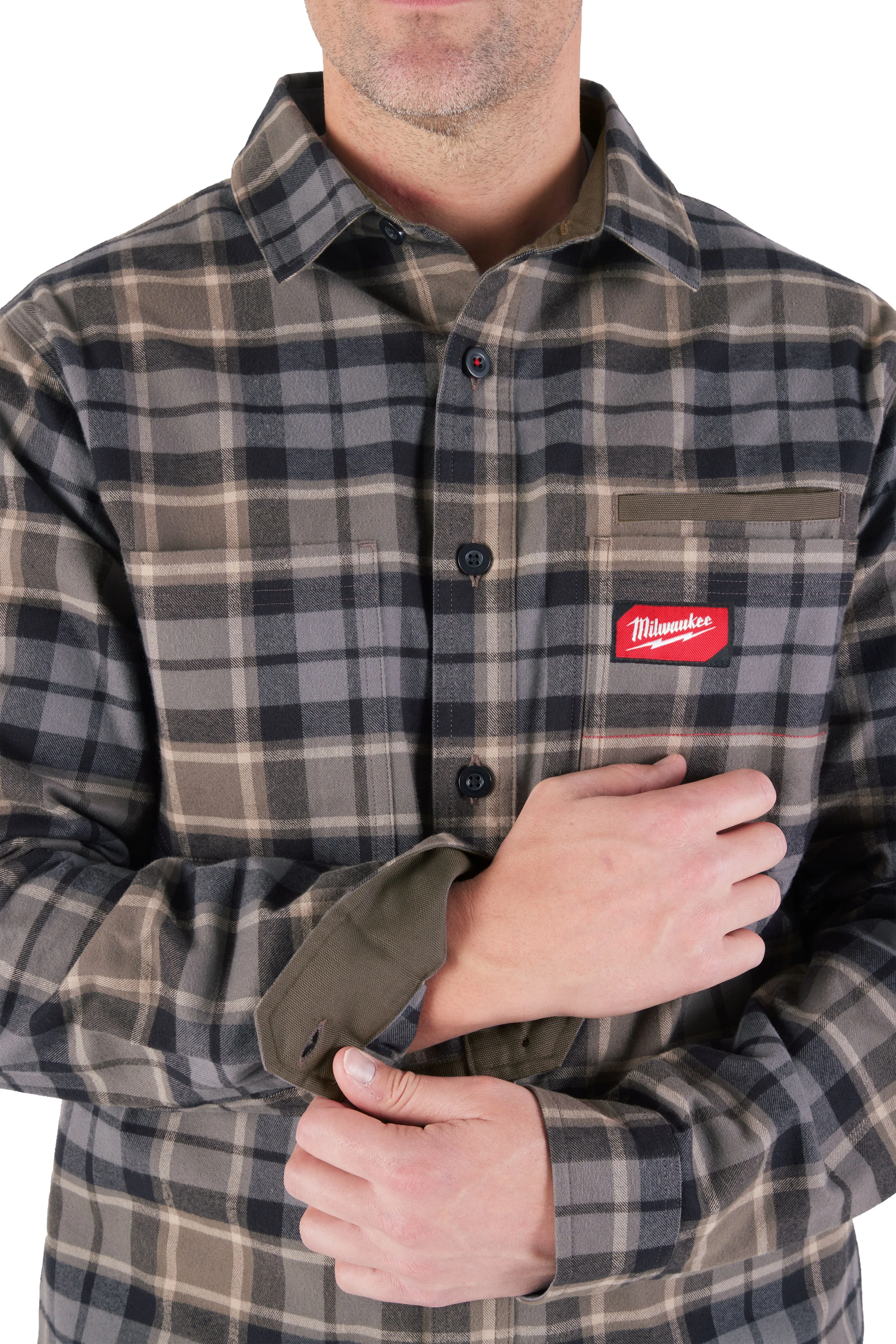 Long-Sleeved Shirt - Milwaukee GRIDIRON™ Flannel Shirt, M551