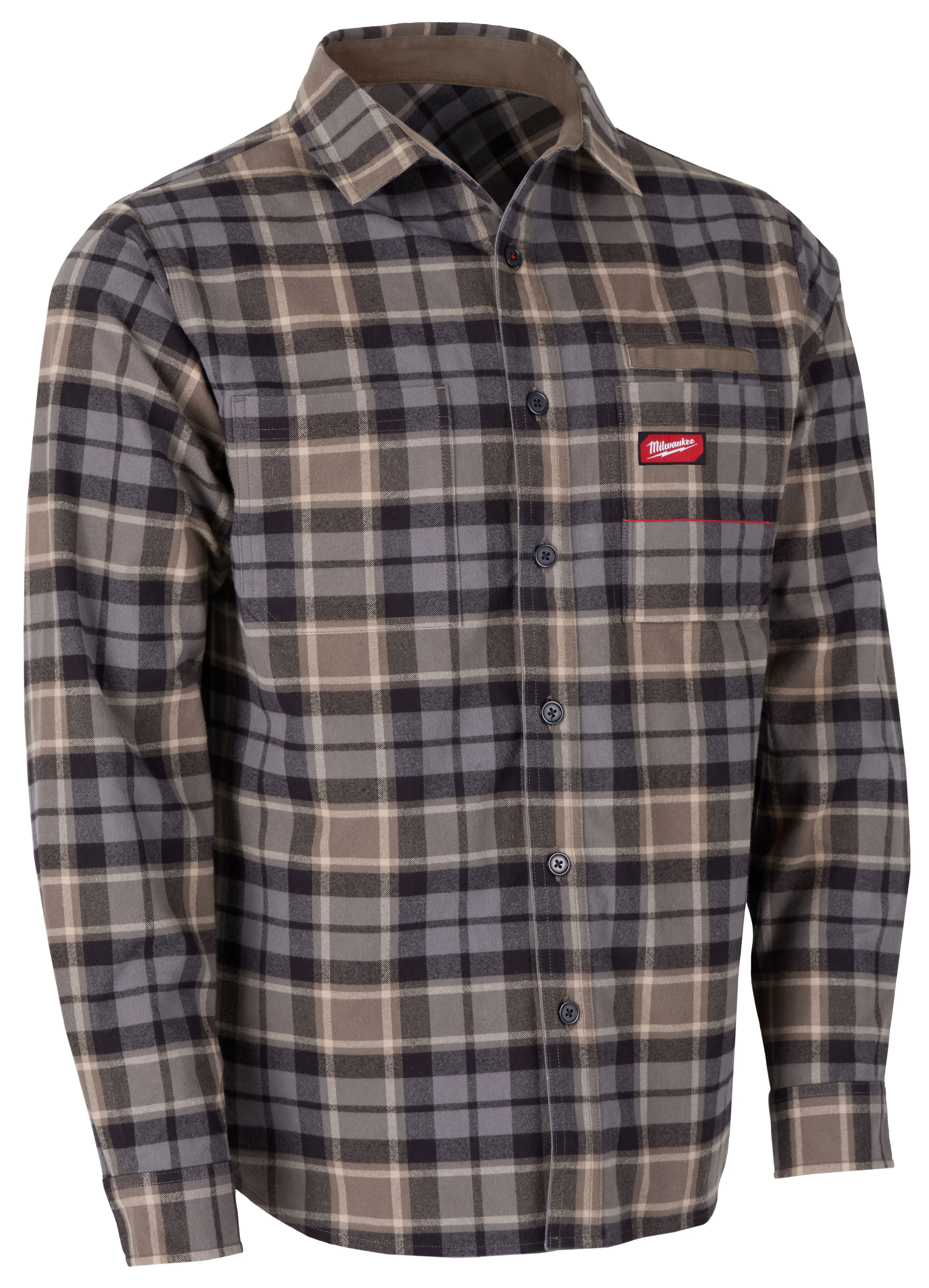 Long-Sleeved Shirt - Milwaukee GRIDIRON™ Flannel Shirt, M551