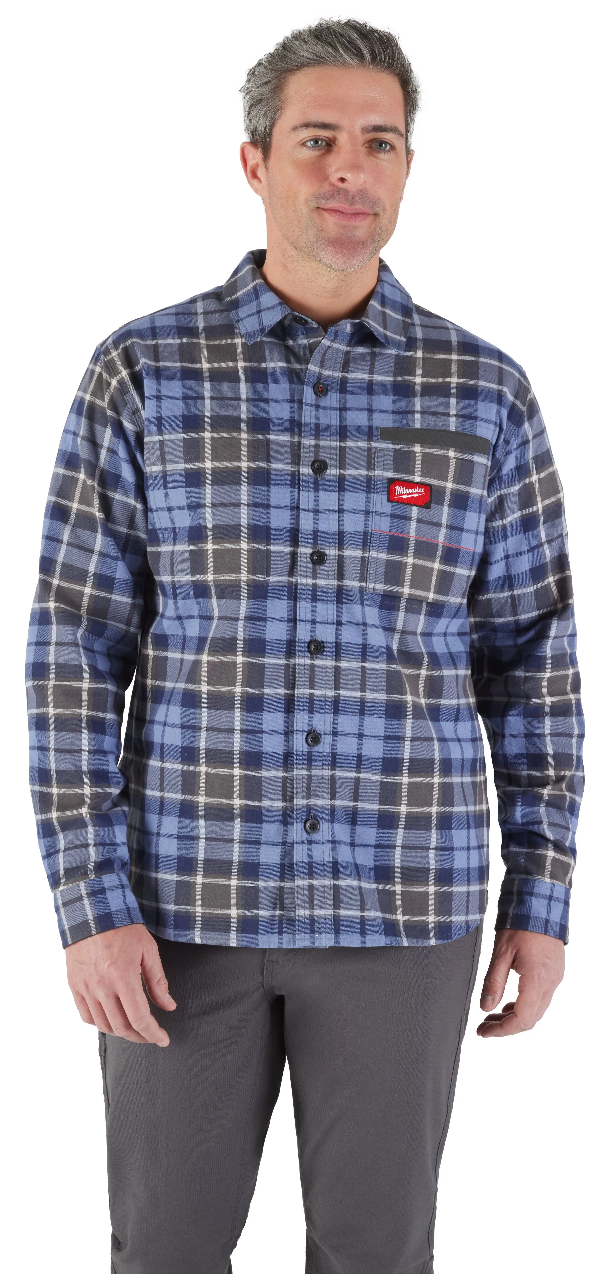 Long-Sleeved Shirt - Milwaukee GRIDIRON™ Flannel Shirt, M551