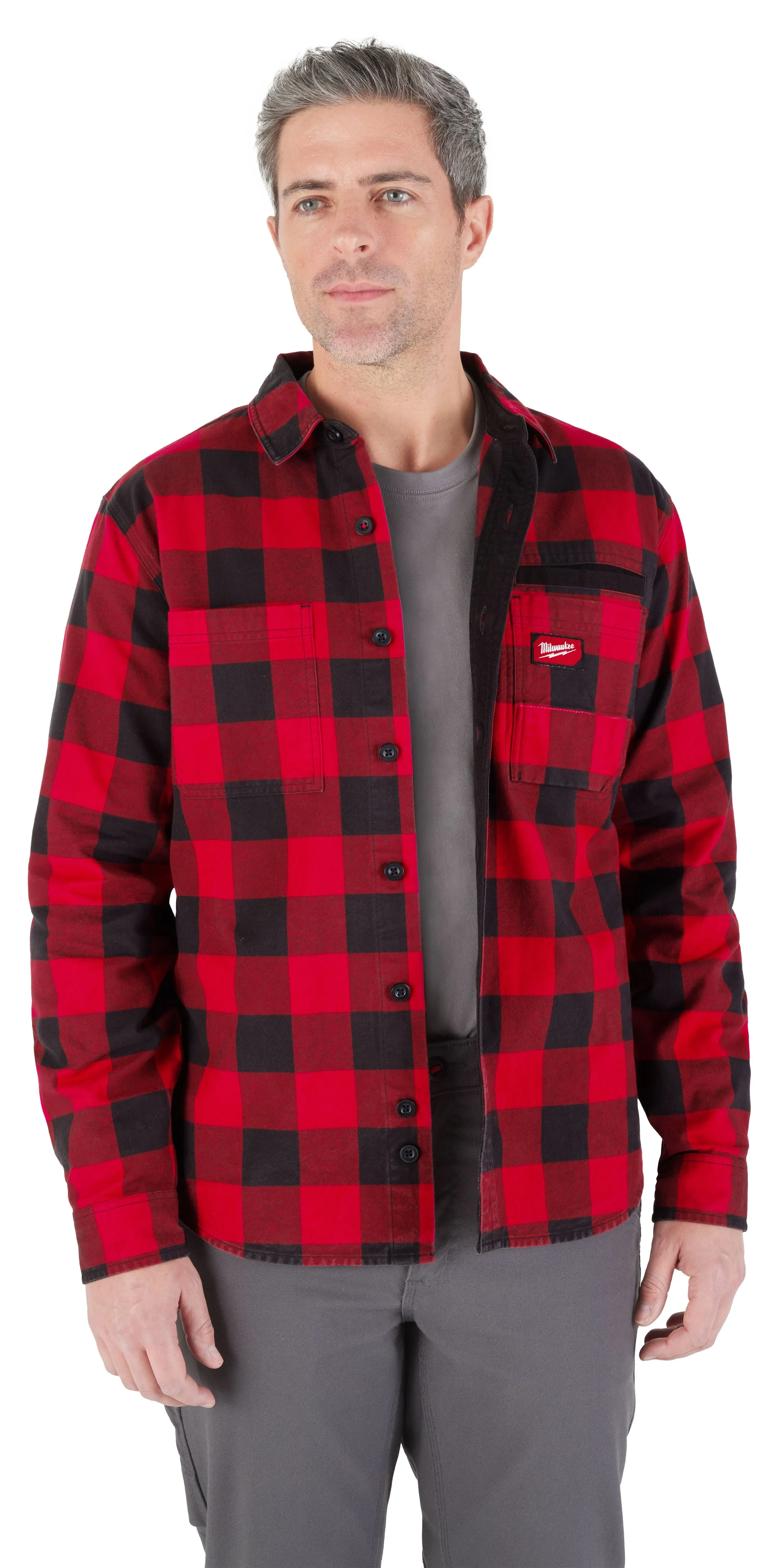 Long-Sleeved Shirt - Milwaukee GRIDIRON™ Flannel Shirt, M551