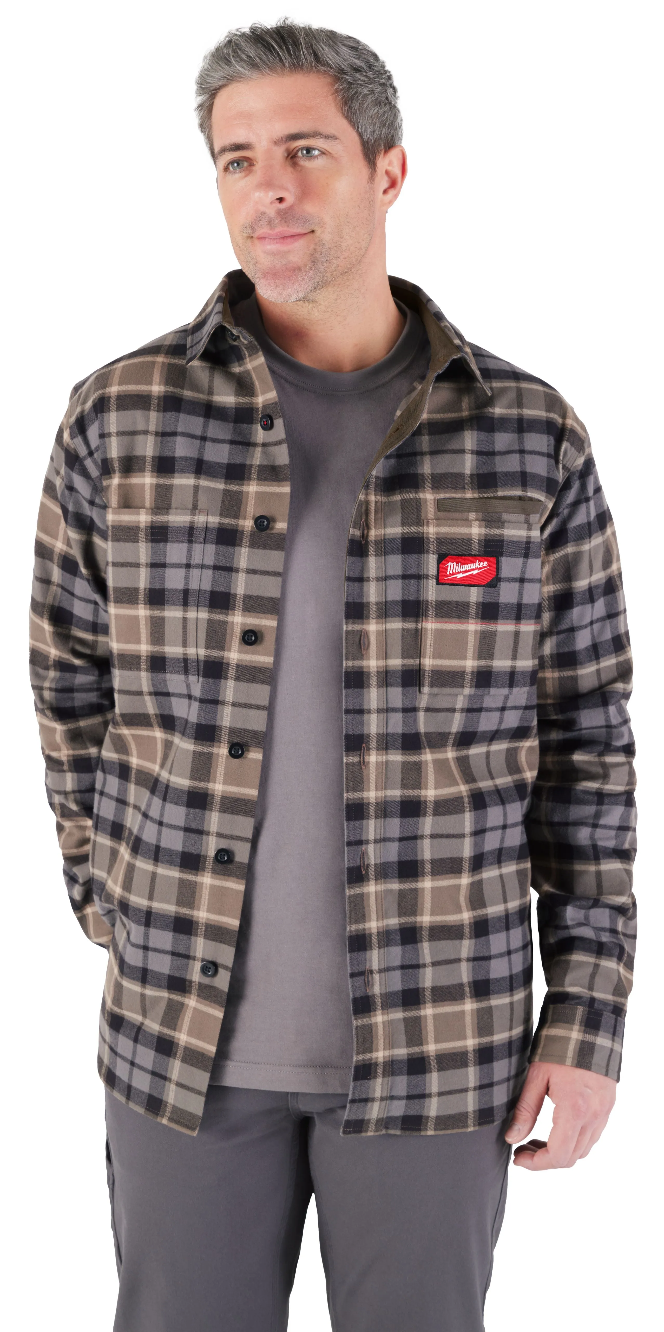 Long-Sleeved Shirt - Milwaukee GRIDIRON™ Flannel Shirt, M551