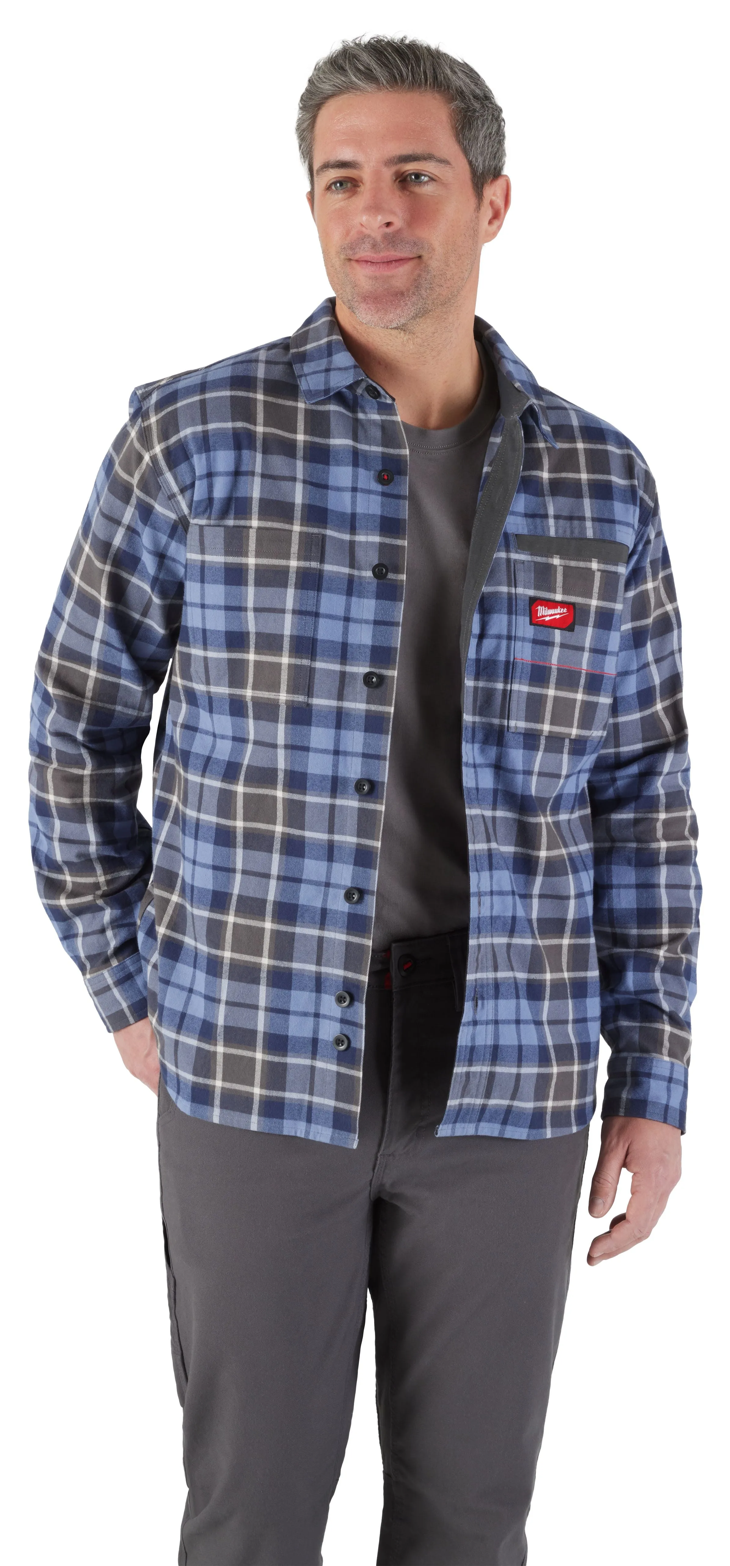 Long-Sleeved Shirt - Milwaukee GRIDIRON™ Flannel Shirt, M551