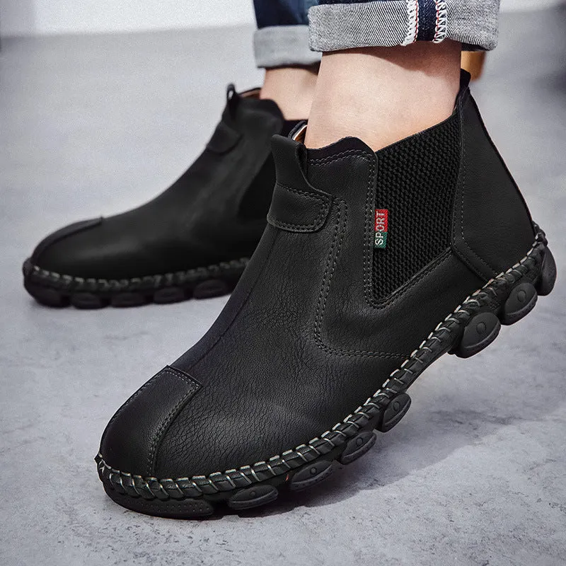 Men's Boots Autumn and Winter Men plus Size Sneakers