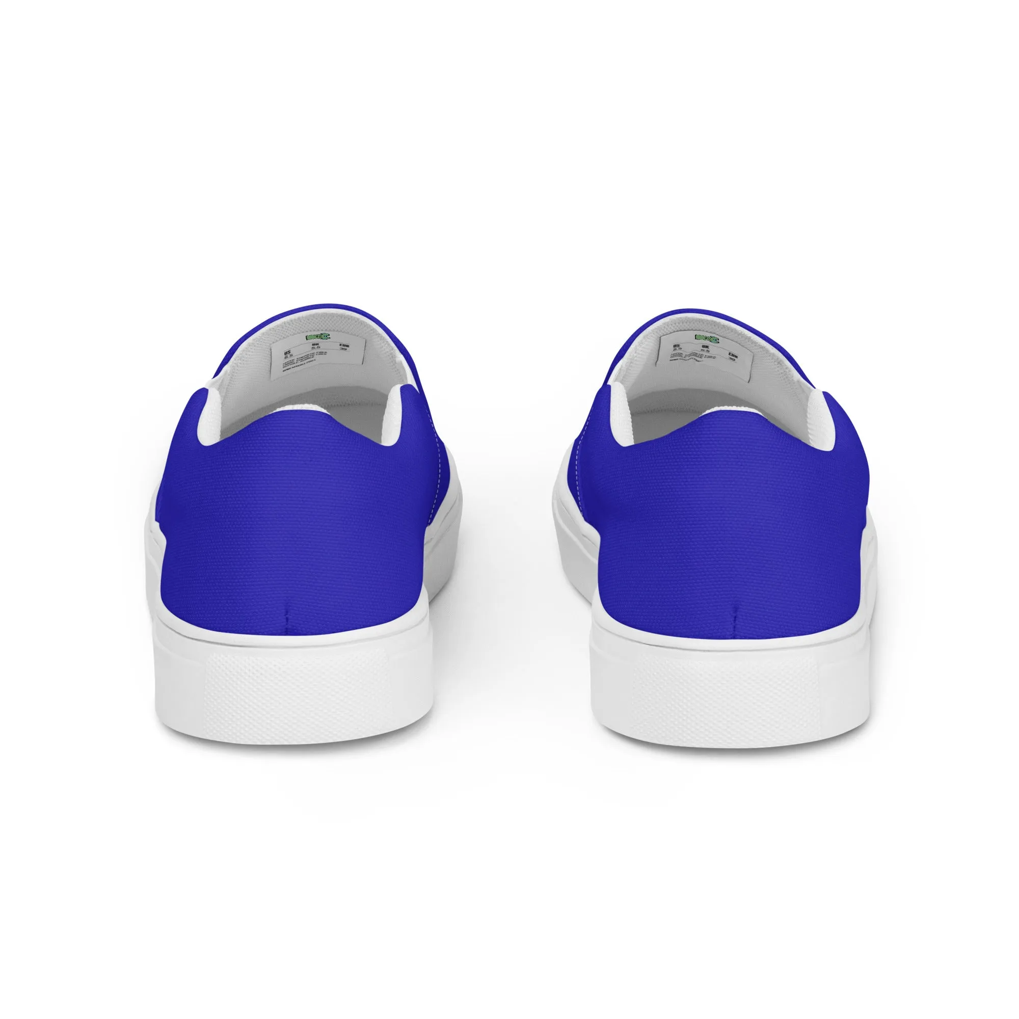 Men’s Royal Blue slip-on canvas shoes