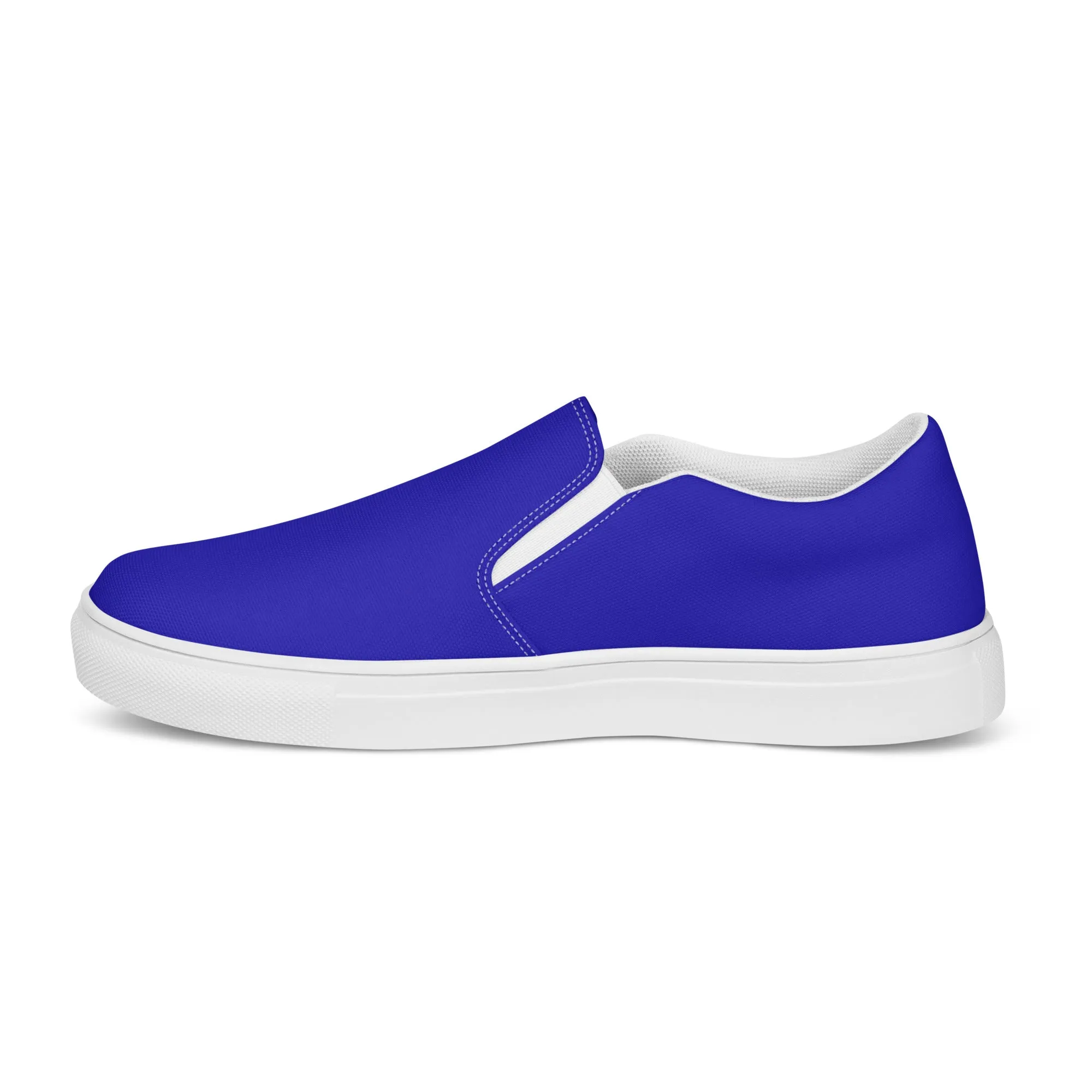 Men’s Royal Blue slip-on canvas shoes
