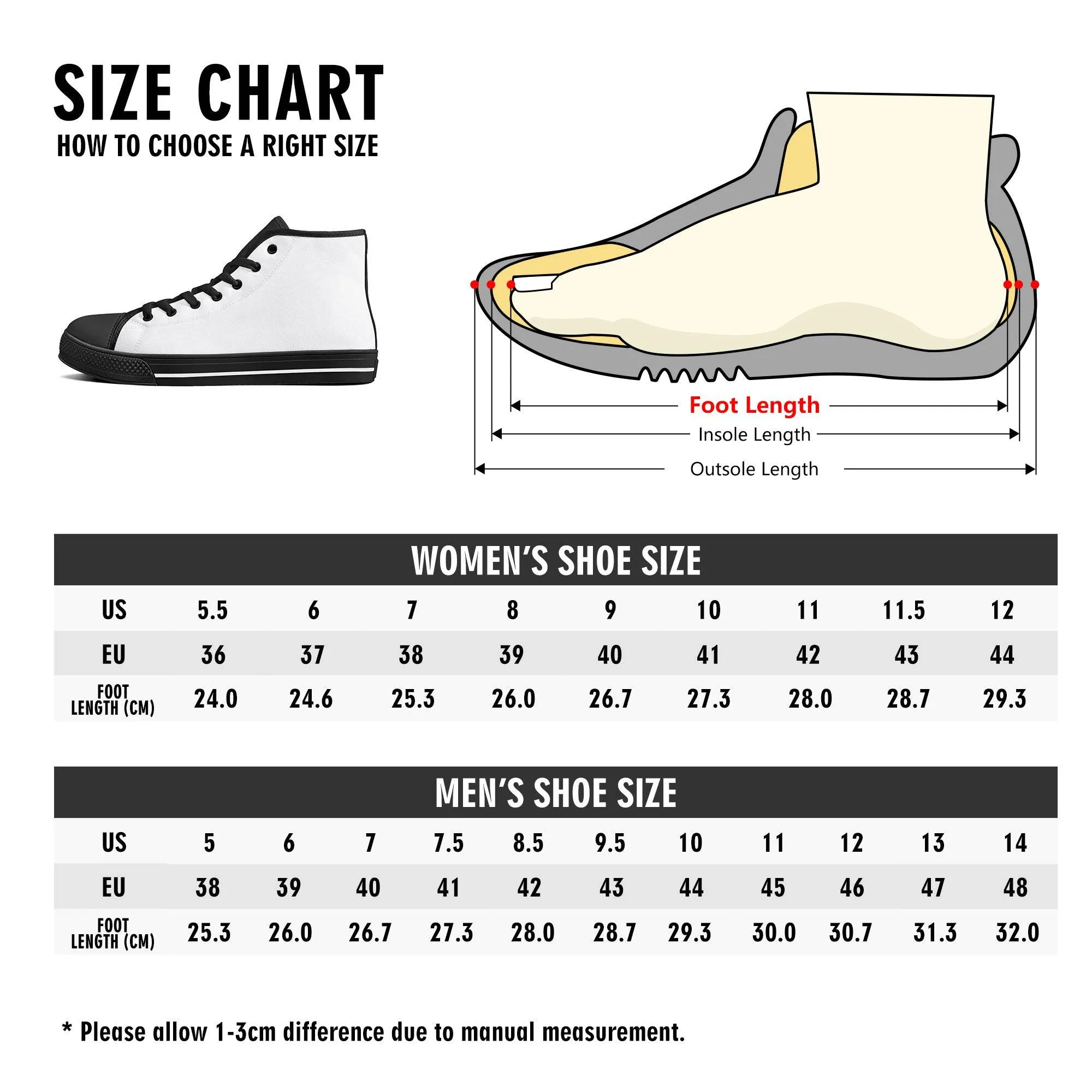 Mens Rubber High Top jack-O-Lantern Canvas Shoes