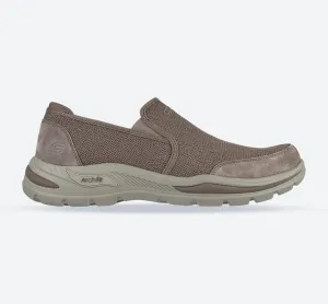 Men's Wide Fit Skechers 204509 Arch Fit Motley Ratel Slip On Sneakers