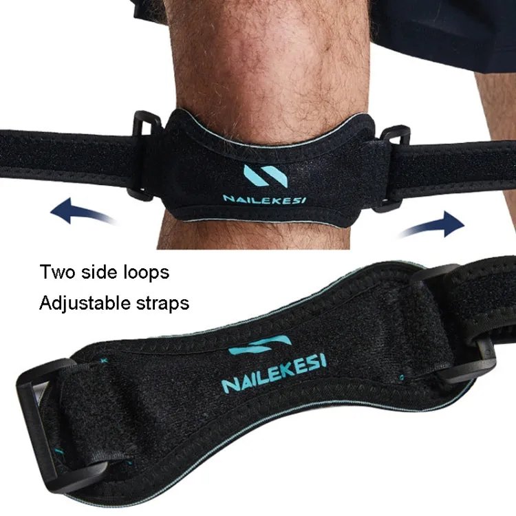 NAILEKESI Sports Knee Brace Running Jump Rope Knee Protector, Size: One Size(Pink)