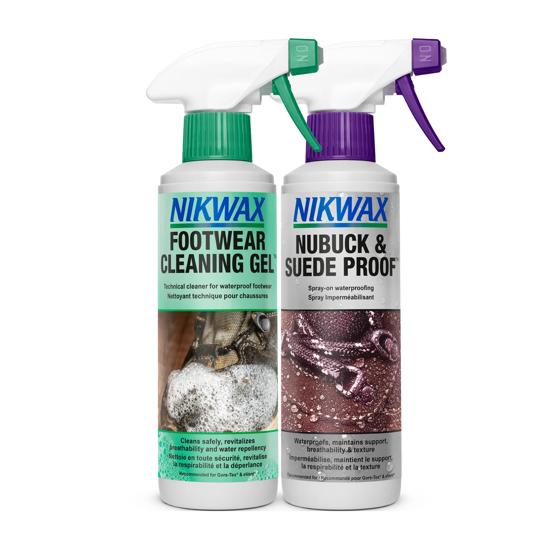 Nikwax Nubuck & Suede Proof Duo-Pack Spray-On