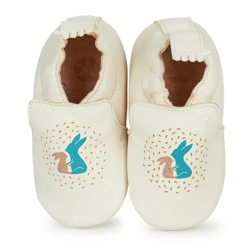 Pair of Bunnies Baby Shoes