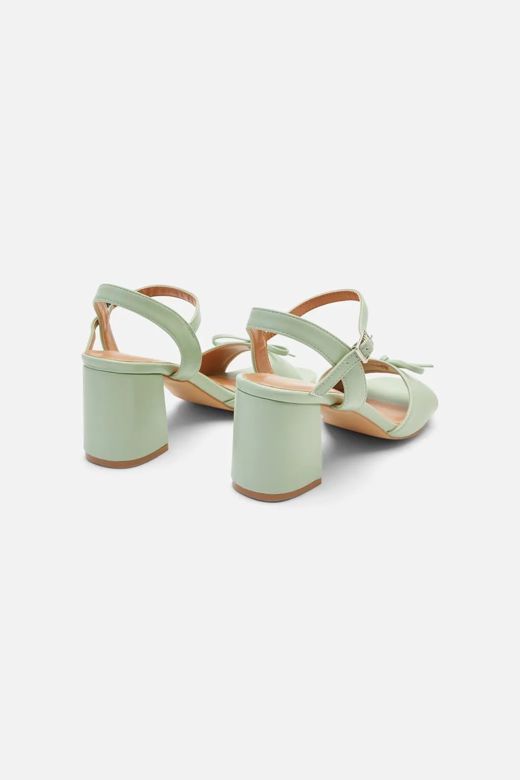 Pistachio Bow Heel