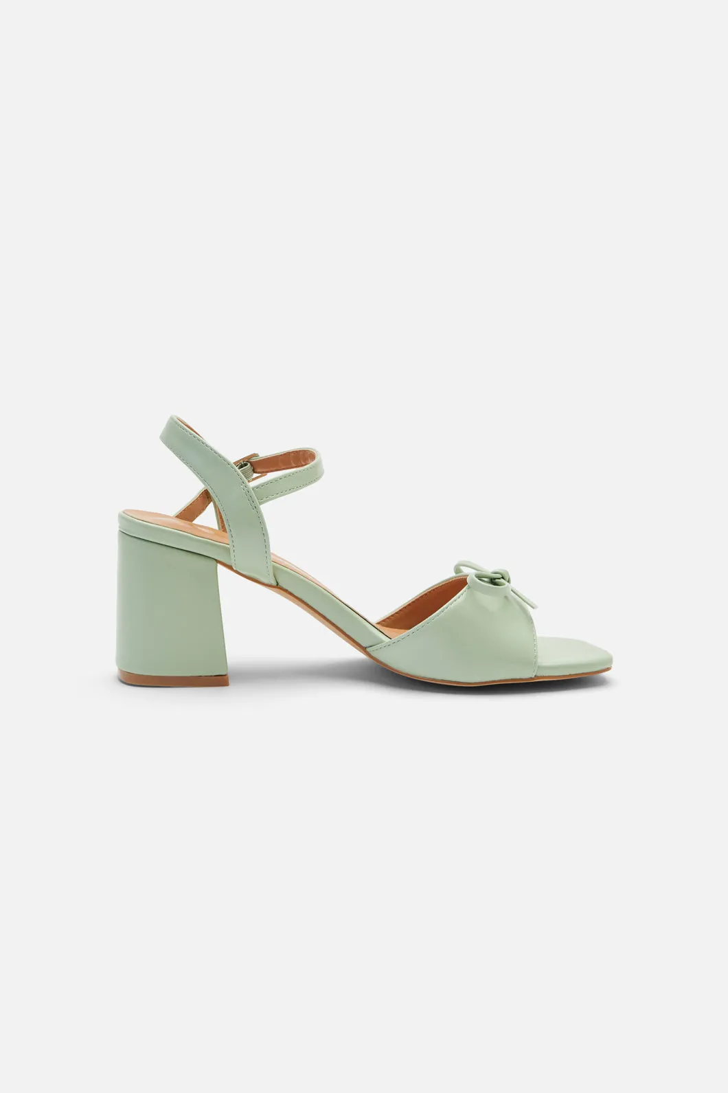 Pistachio Bow Heel