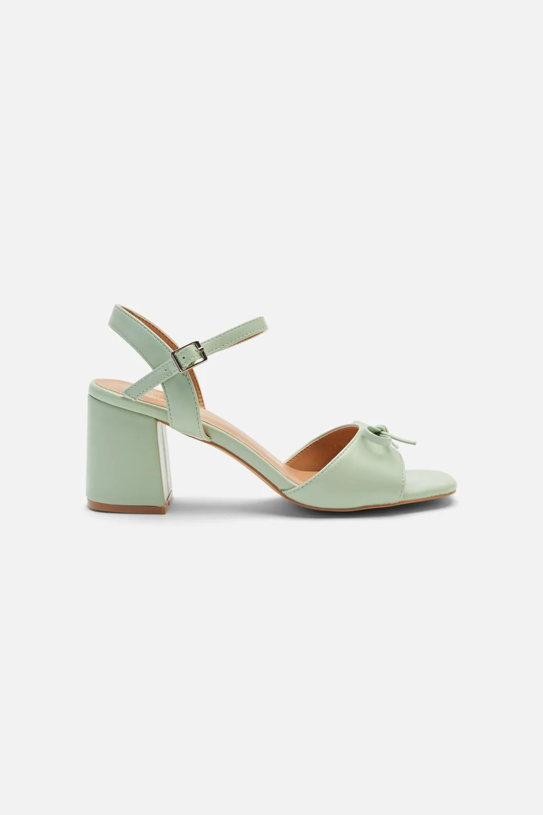 Pistachio Bow Heel