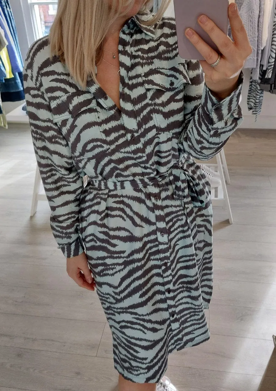Printed Midi Dress | LR-AIA 1 | LEVETE ROOM