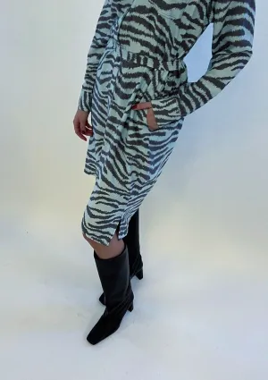 Printed Midi Dress | LR-AIA 1 | LEVETE ROOM