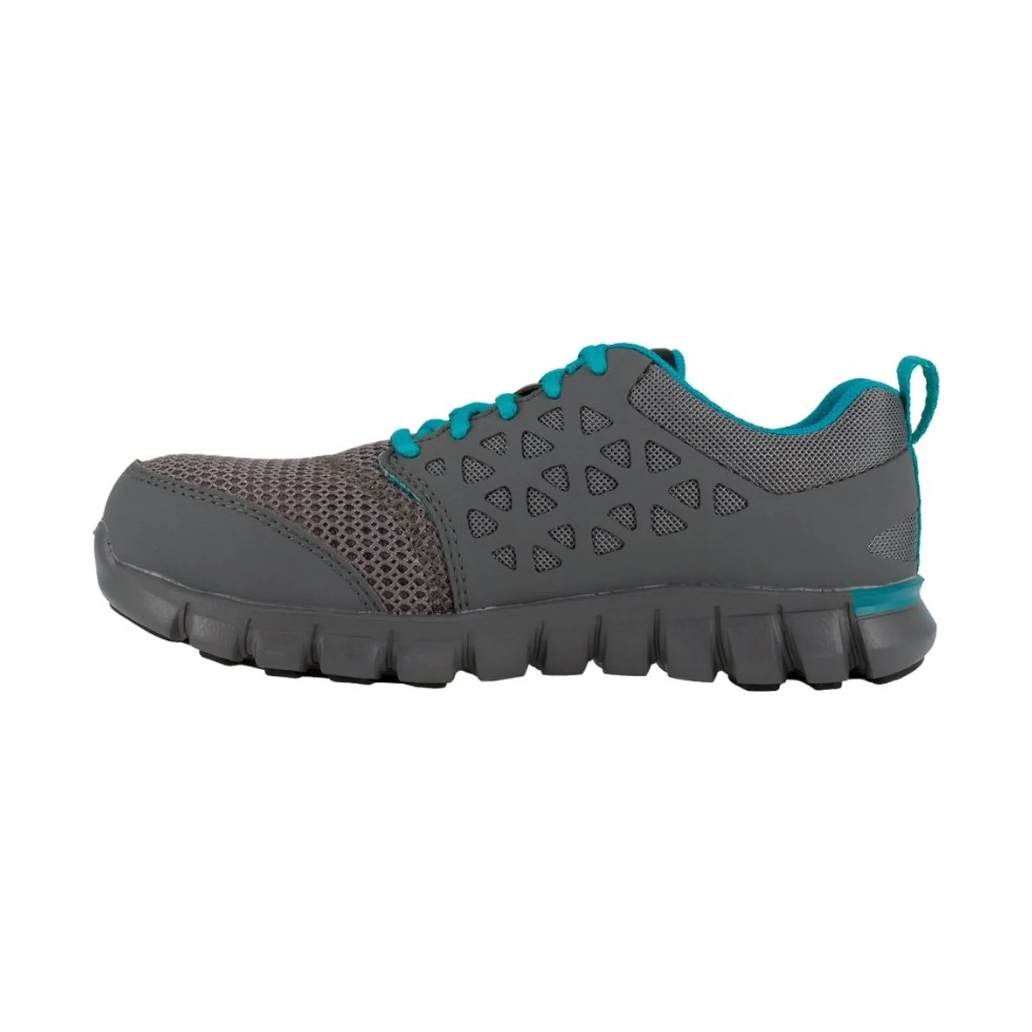 Reebok Work Women's Sublite Cushion Alloy Toe - Grey/Turquoise