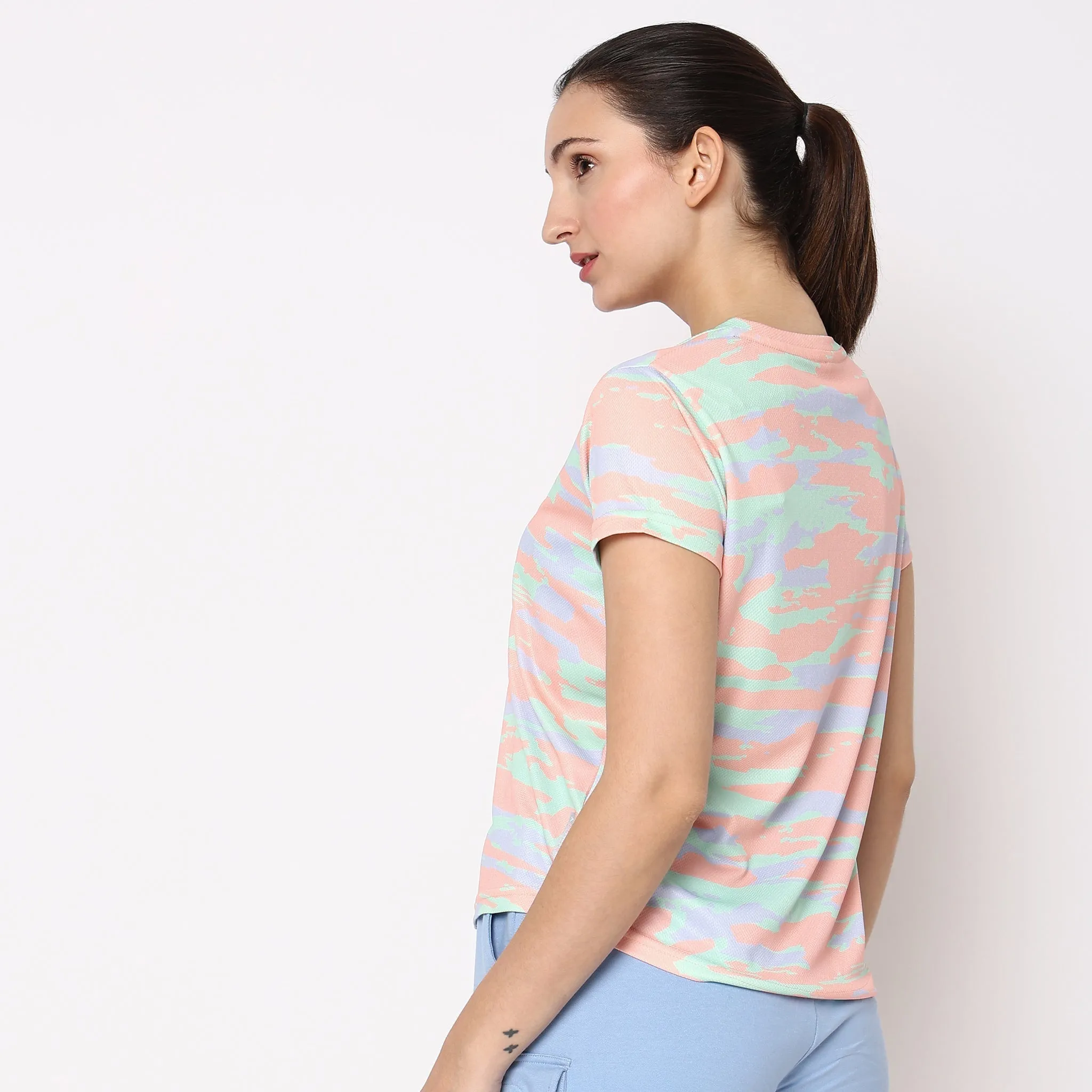 Regular Fit Abstract T-Shirt
