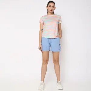 Regular Fit Abstract T-Shirt