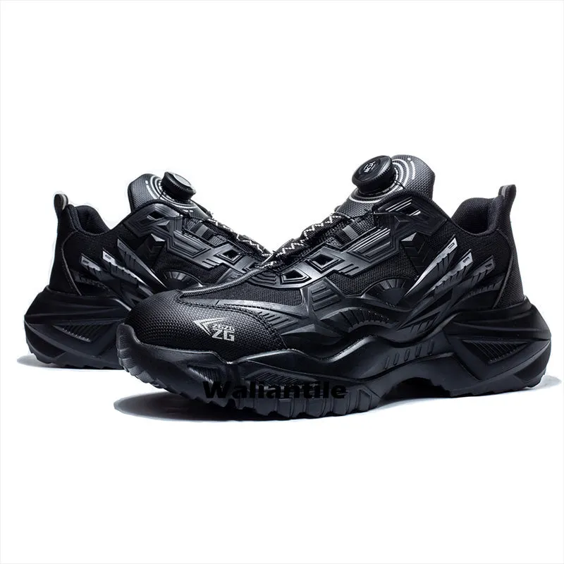 S1 safety shoes steel wire rotating buckle