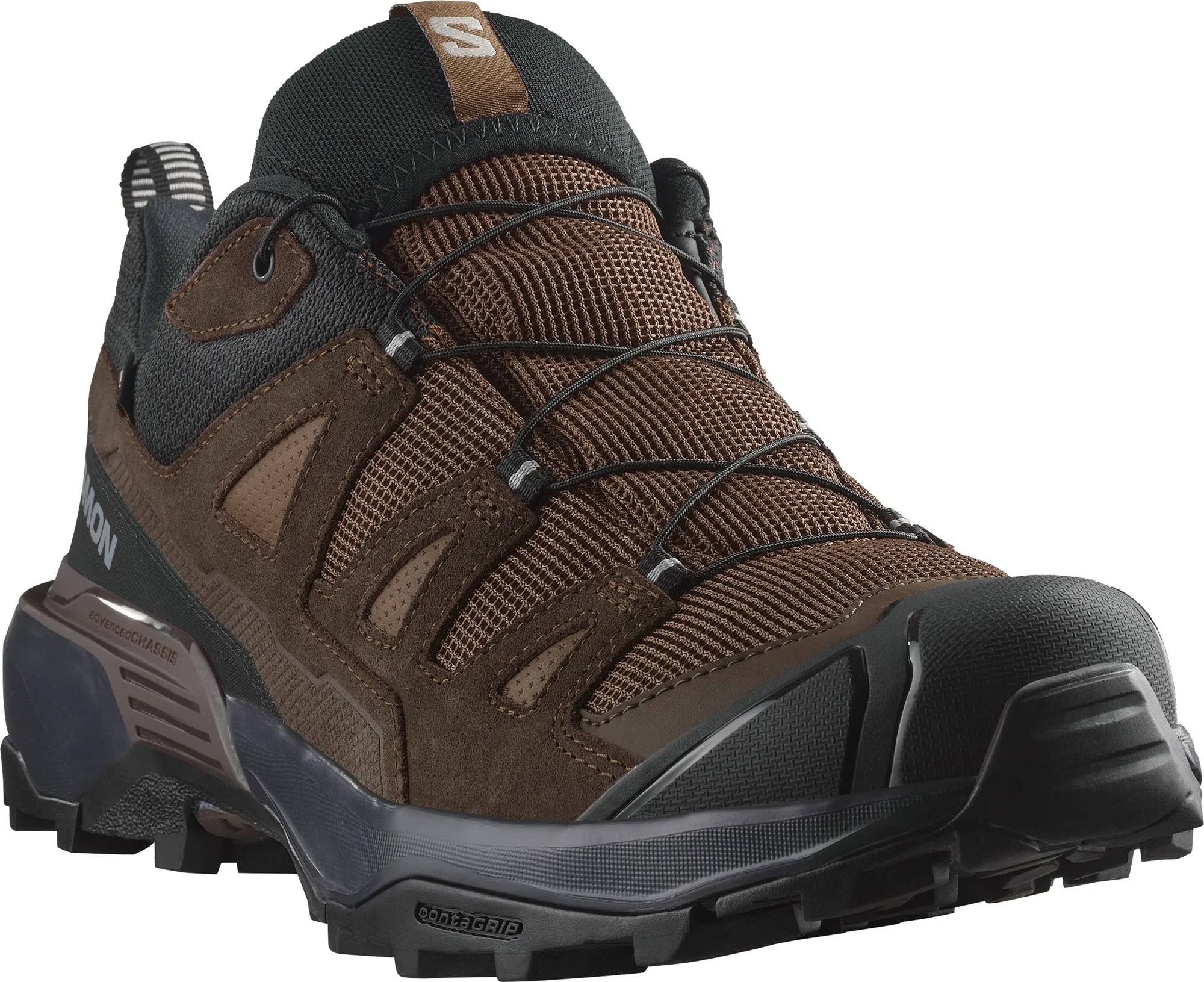 Salomon X Ultra 360 Leather GORE-TEX Mens Walking Shoes - Brown