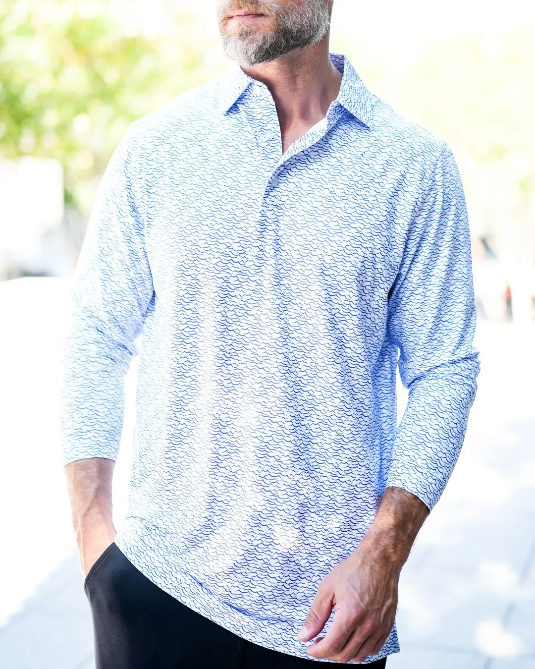 Silky Soft Polo Long Sleeve - Final Sale