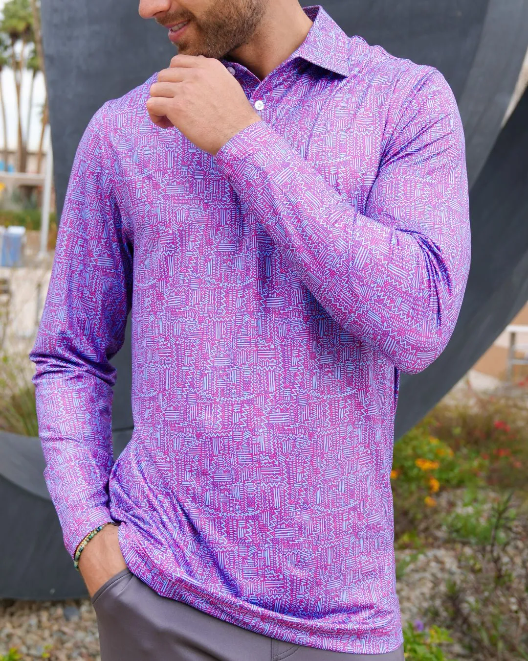 Silky Soft Polo Long Sleeve - Final Sale