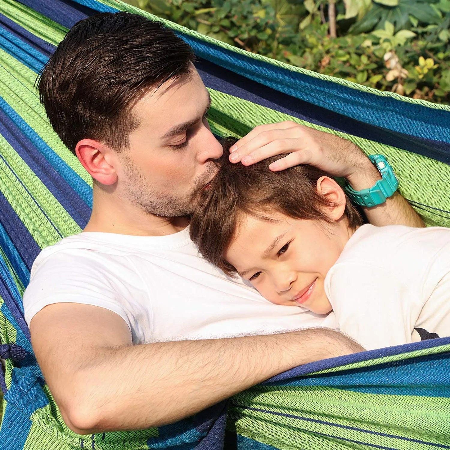 Single & Double Outdoor Cotton Camping Hammock - RainRider