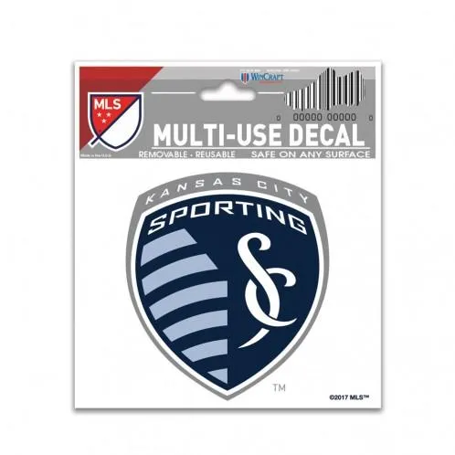 Sporting KC Kansas City MLS WinCraft Sports Removable Ultra Decal Sticker