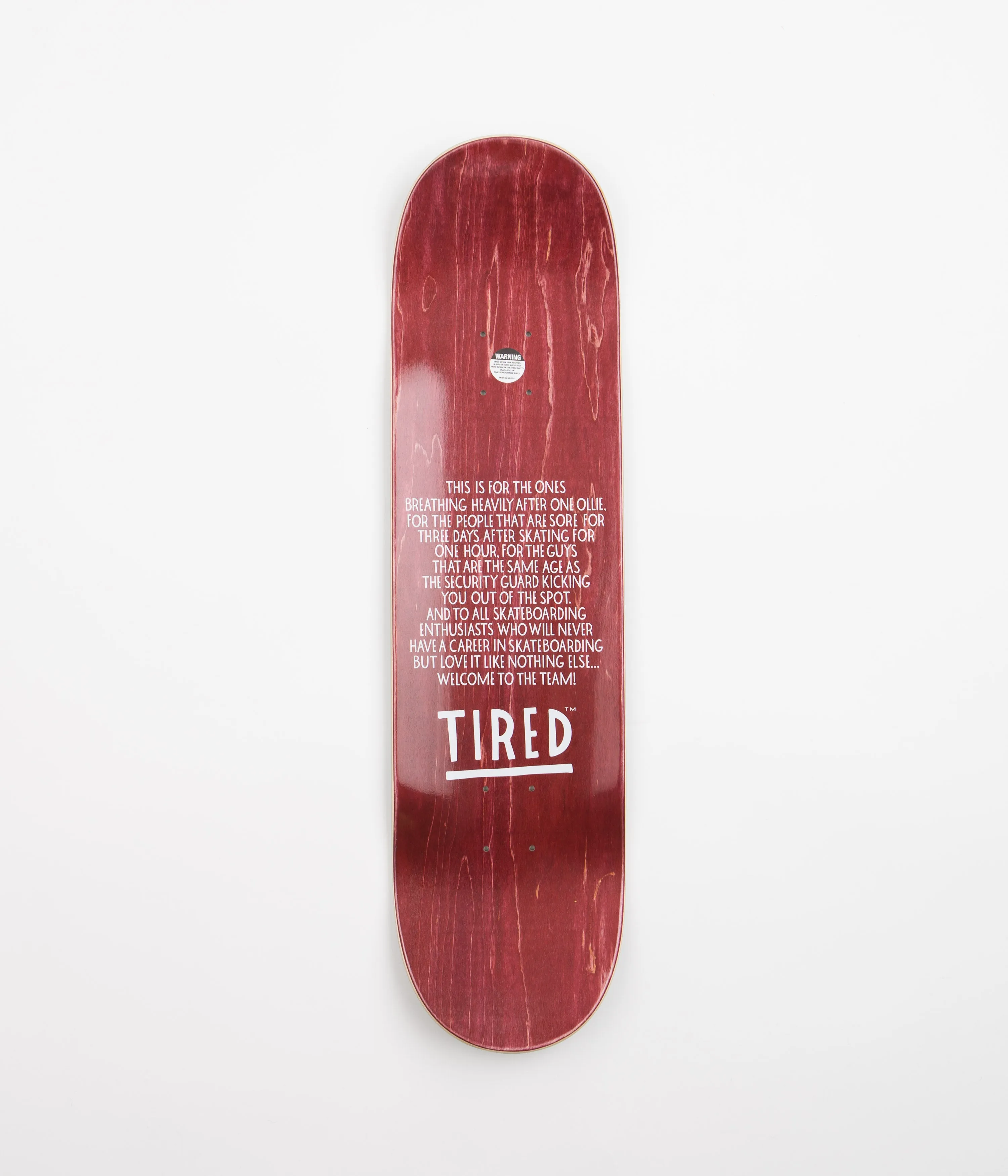 Tired Moto Sports Deck - 8.25"