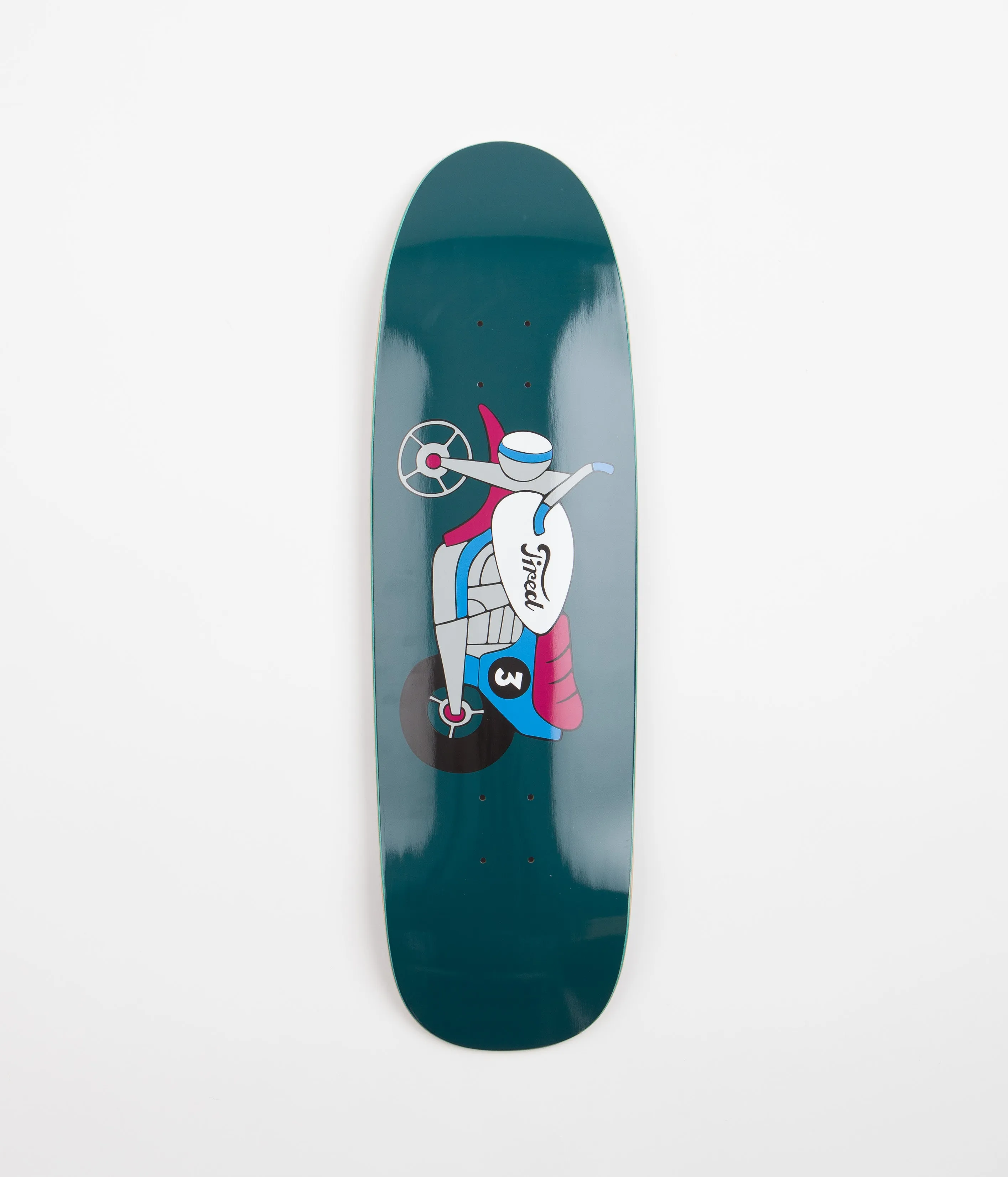 Tired Moto Sports Sigar Shape Deck - 9.375"