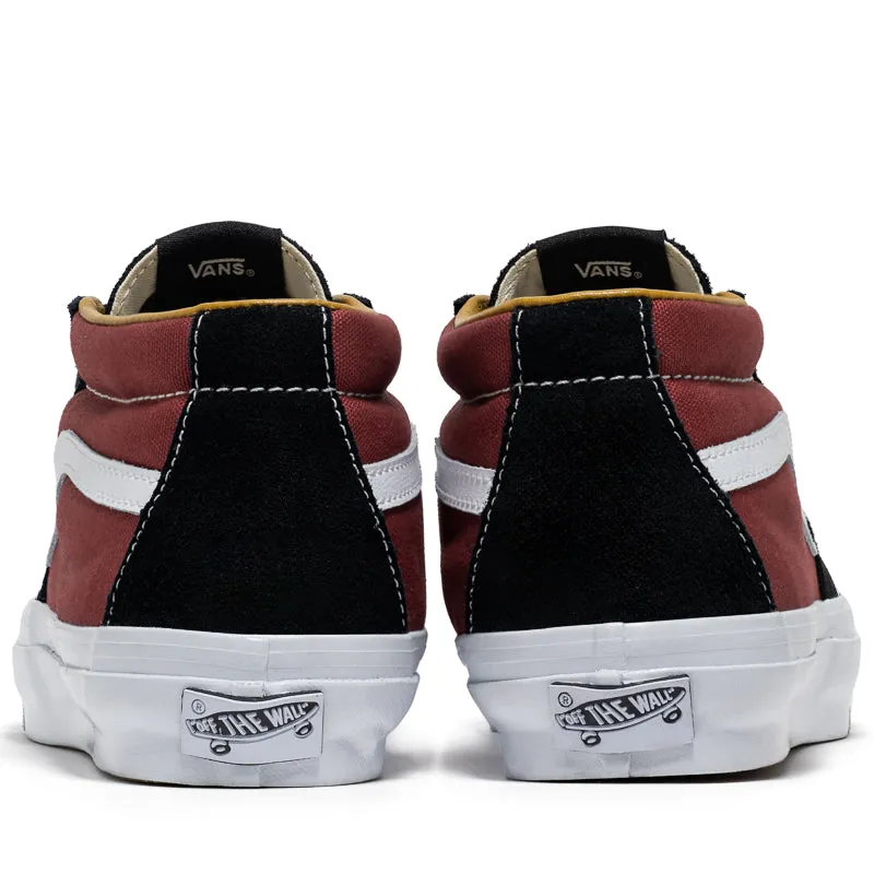 Vans Sk8-Mid Reissue 83 LX - Black/Russet Maroon