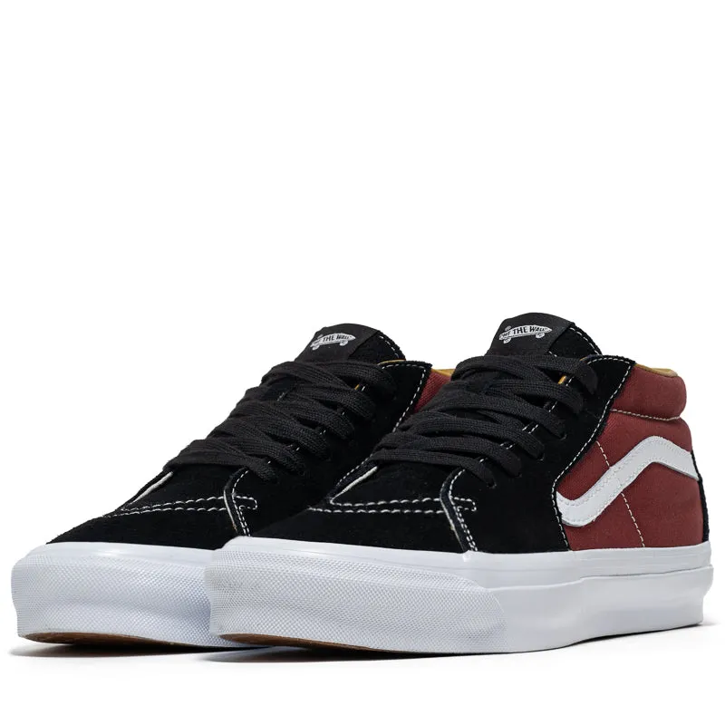 Vans Sk8-Mid Reissue 83 LX - Black/Russet Maroon