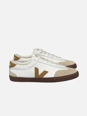 VEJA Volley Leather Sneaker - White Tent Bark