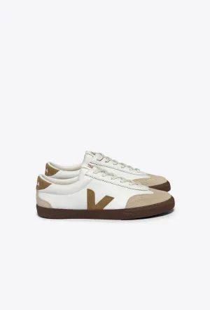Volley O.T Leather - White / Tent / Bark