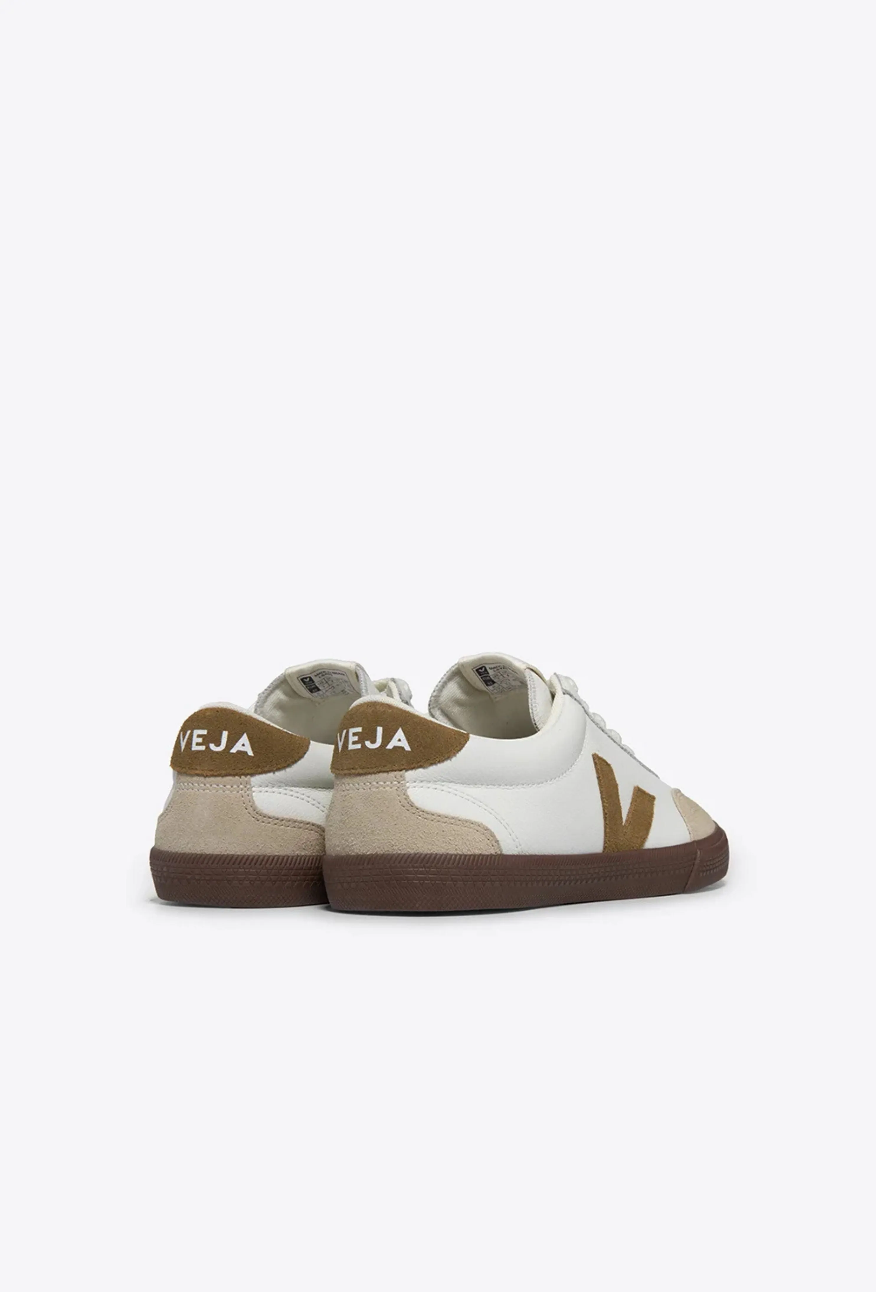 Volley O.T Leather - White / Tent / Bark