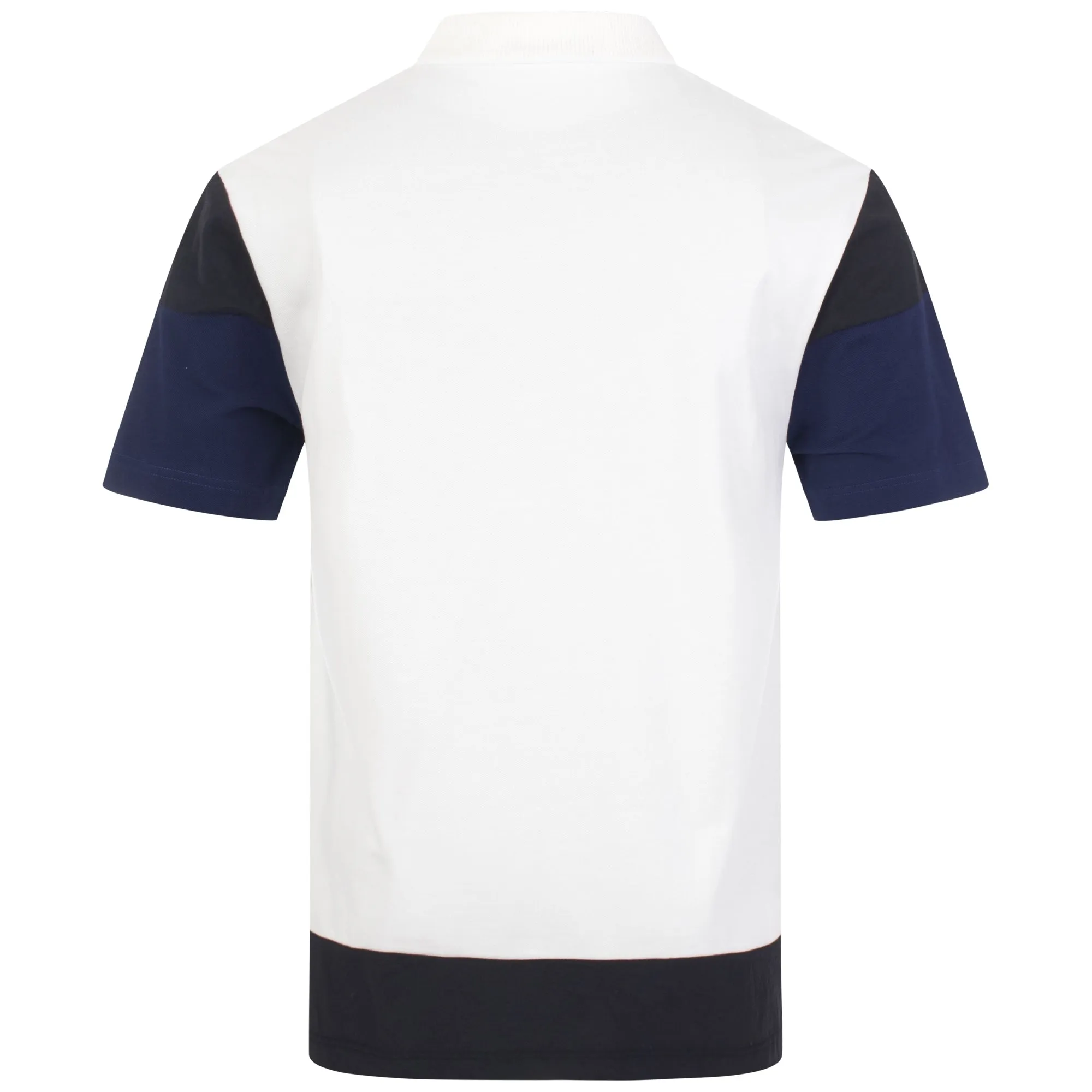 Woven Colour Block Polo Shirt