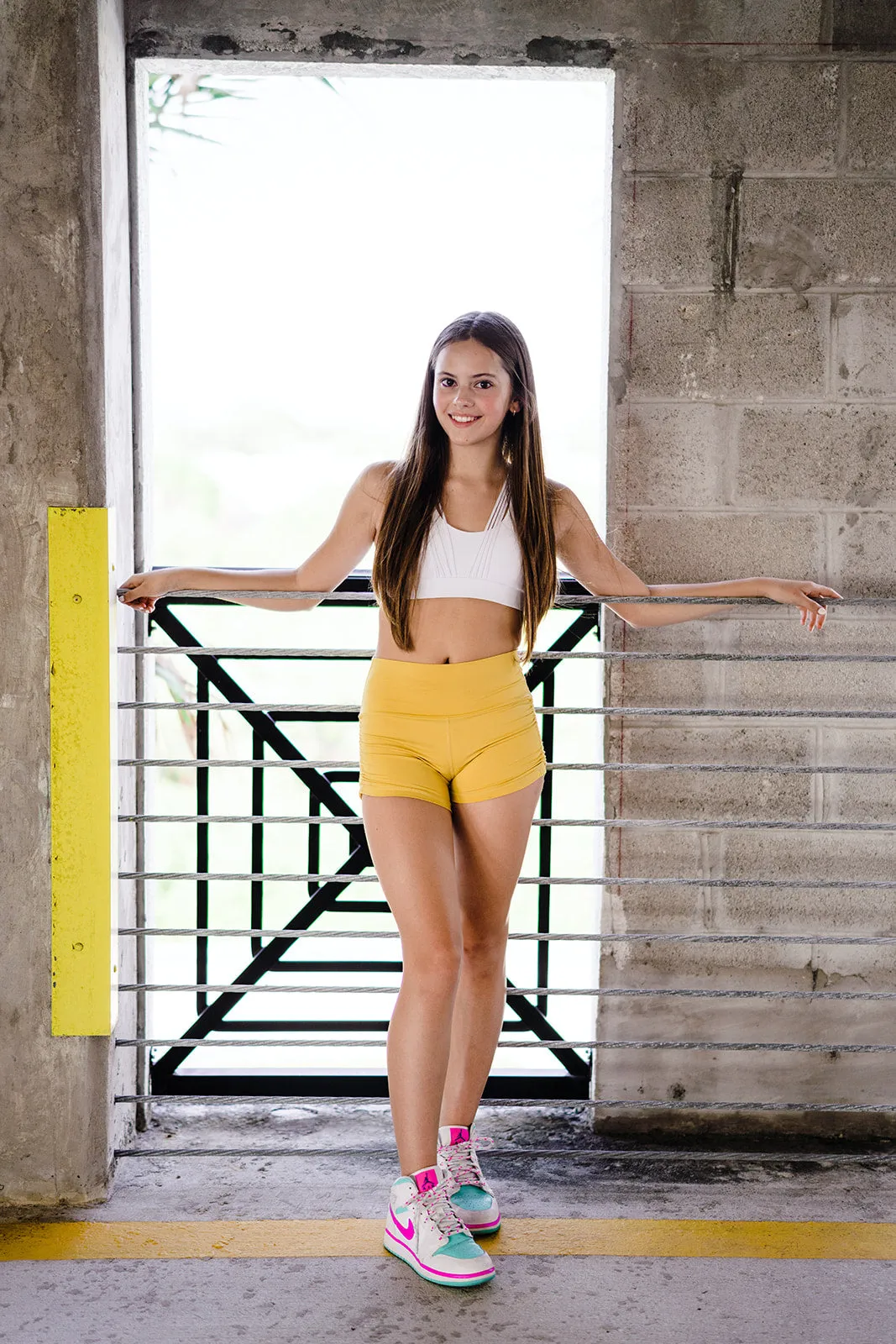 Youth White Strung Bra Top